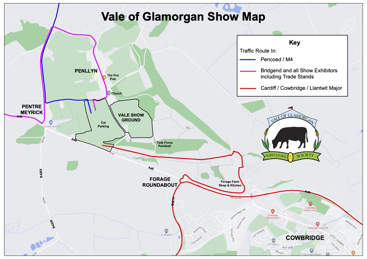the vale of glamorgan map